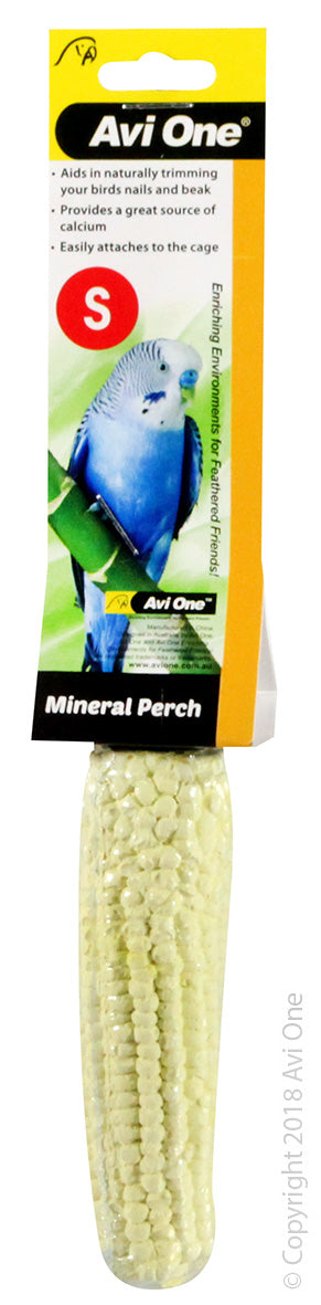 Avi One Perch Mineral Calcium Corn Small