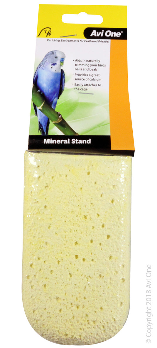 Avi One Perch Mineral Bird Stand