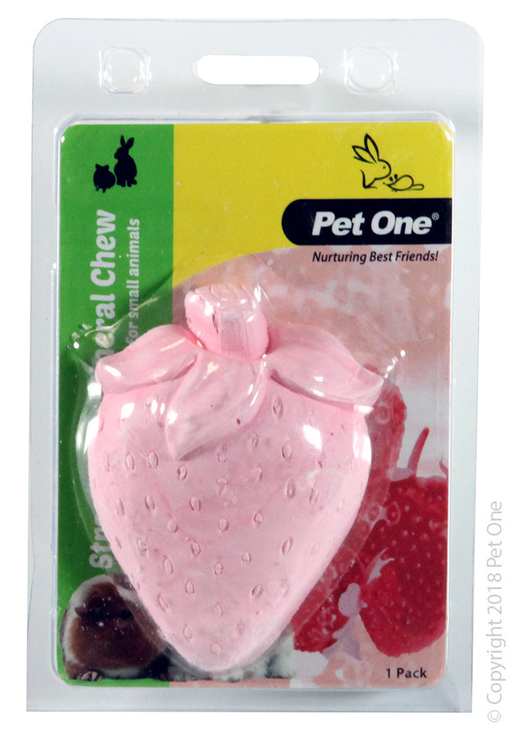 Pet One Strawberry Mineral Chew 1pack