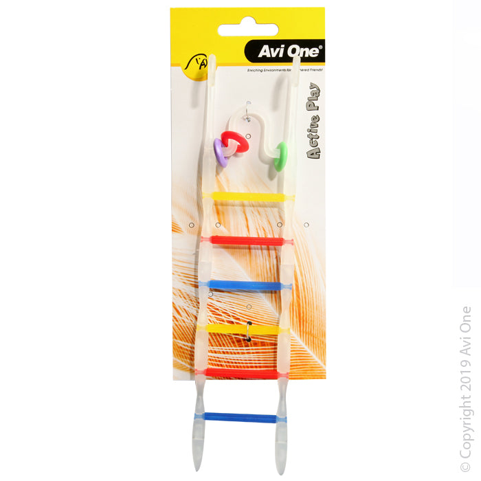 Avi One Multi Coloured Ladder With Beads 25cm