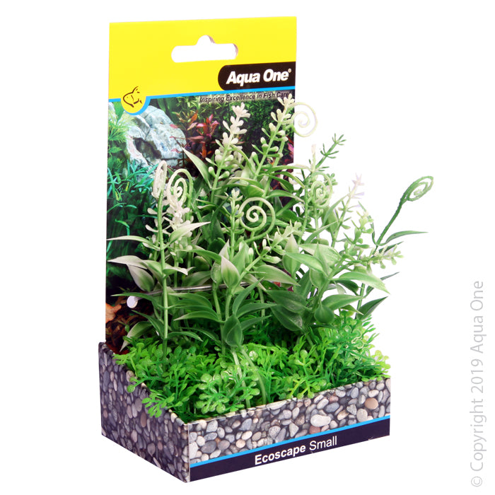 Aqua One Plants Ecoscape Small Snow Swirl Green