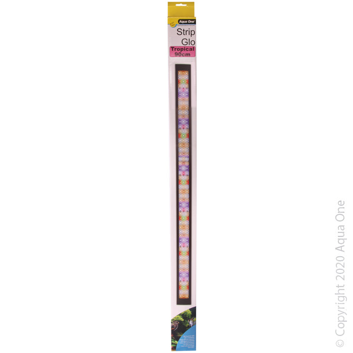 Aqua One Light Led Reflector Stripglo Tropical 90cm