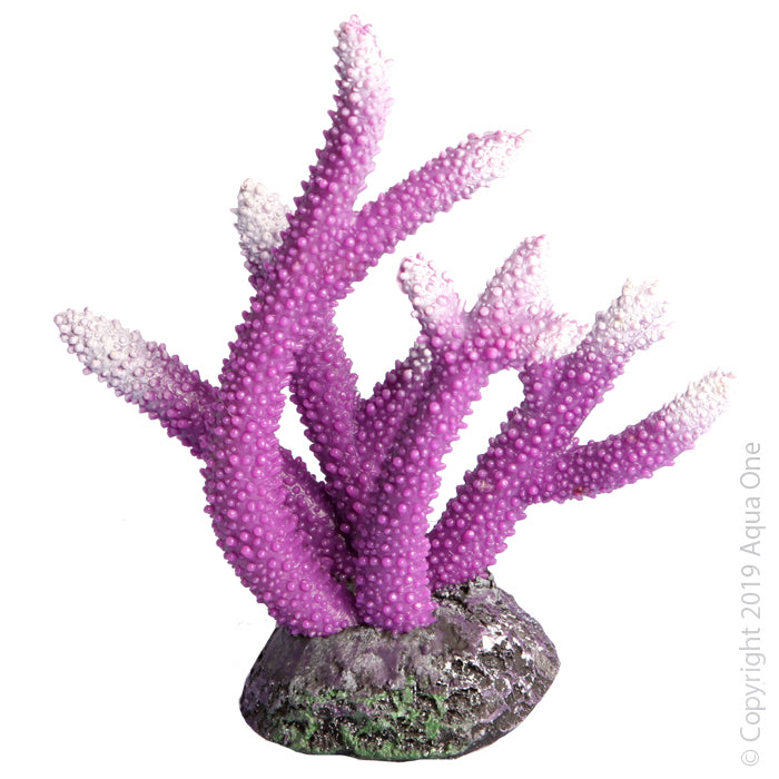 Aqua One Copi Coral Staghorn Purple 6.5x14.5x15.5cm