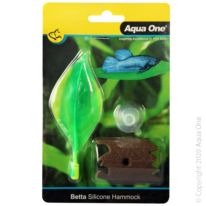 Aqua One Silicone Betta Hammock W Bark