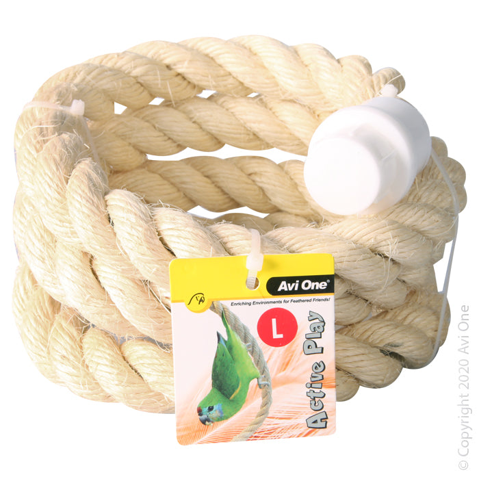 Avi One Boing Sisal Rope Bird Toy Large