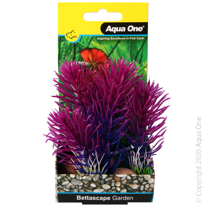 Aqua One Plants Bettascape Bristleena Rock Garden Blue And Purple