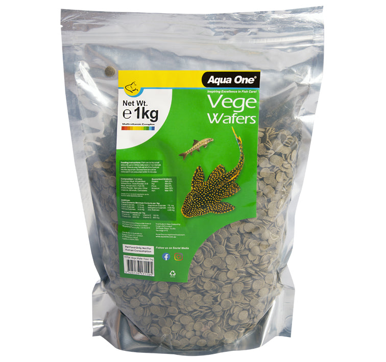 Aqua One Vege Wafers 1kg Bulk