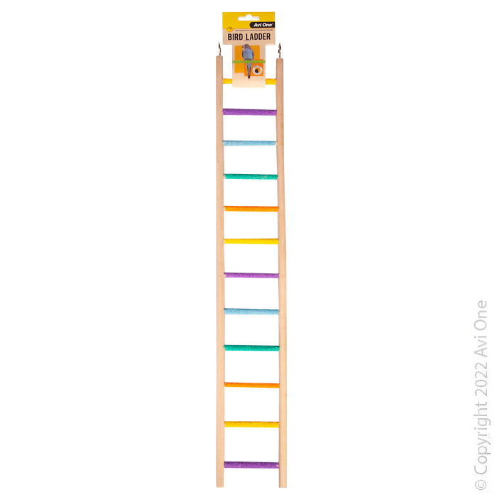 Avi One Bird Toy Wooden Ladder 12 Sand Runs