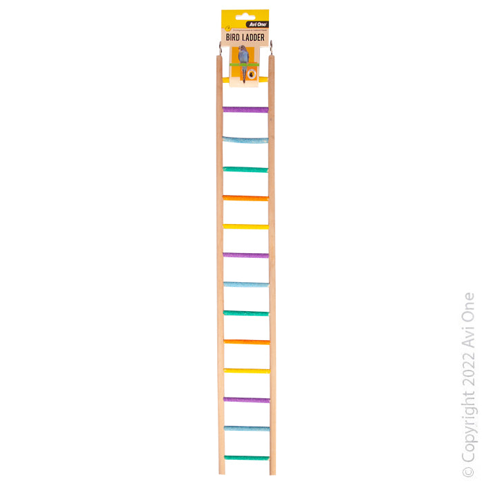 Avi One Bird Toy Wooden Ladder 14 Sand Runs