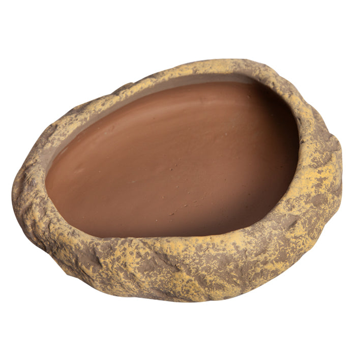 Reptile One Dish Sandstone Large 19x16x4.5cm