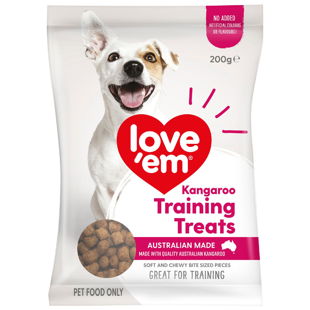 Love'em Kangaroo Training Treats 200g