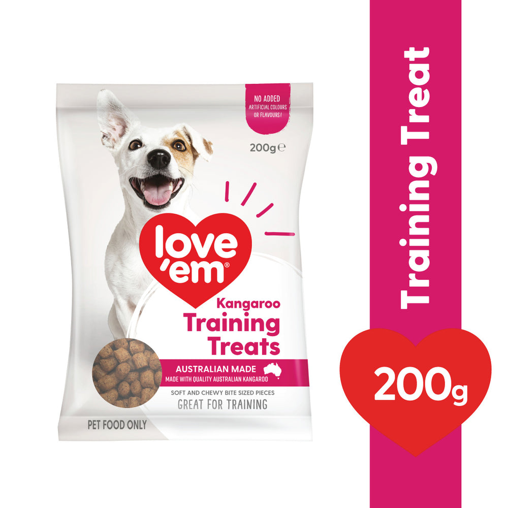 Love'em Kangaroo Training Treats 200g