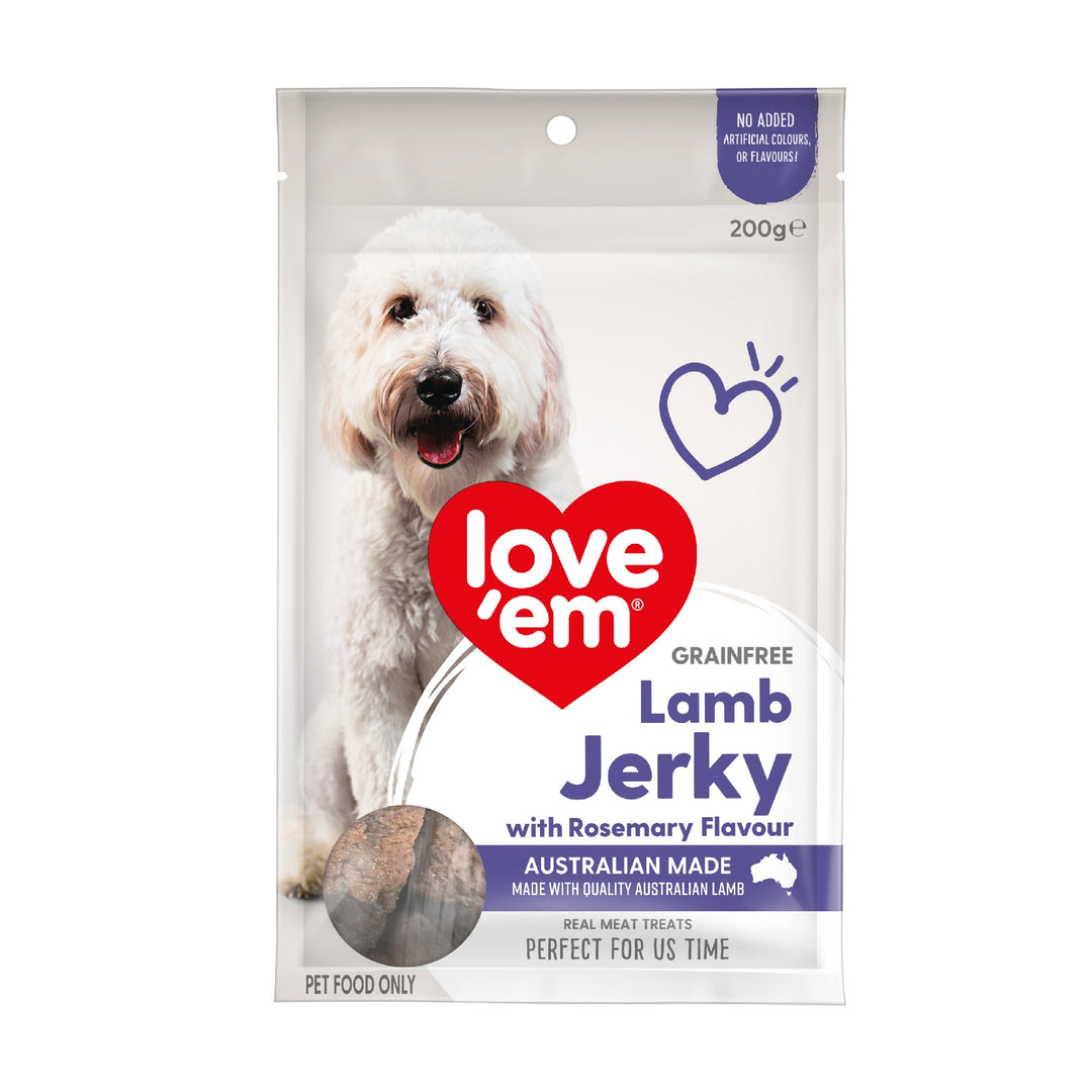 Love'em Lamb & Rosemary Jerky 200g