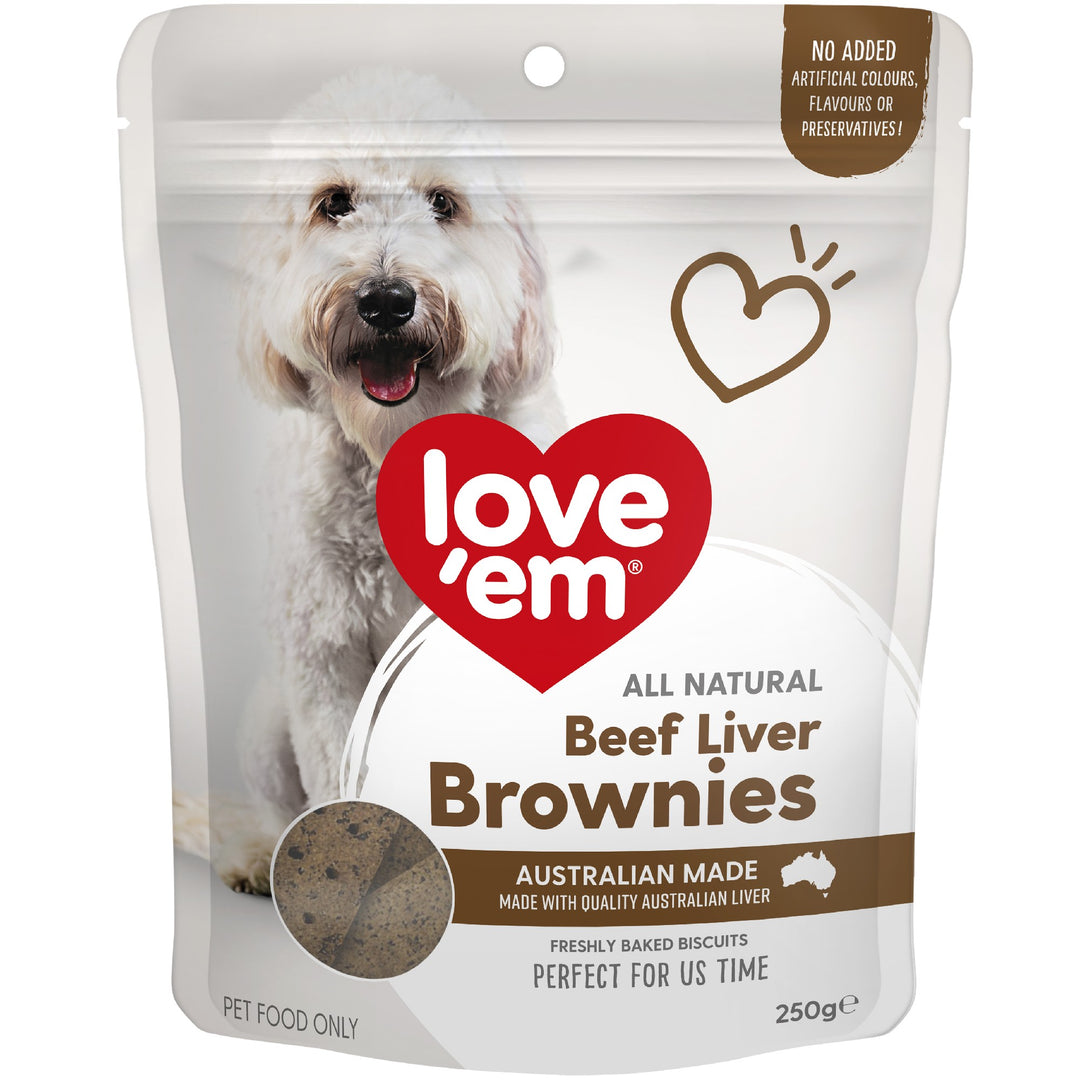 Love'em Beef Liver Brownies 250g
