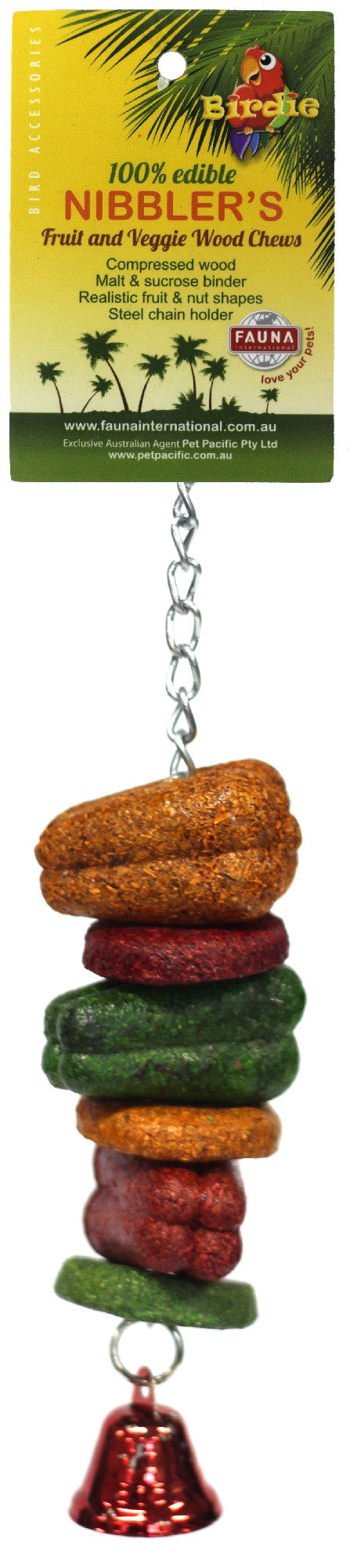 Birdie Nibbler Capsicum & Fruit Kabob Small