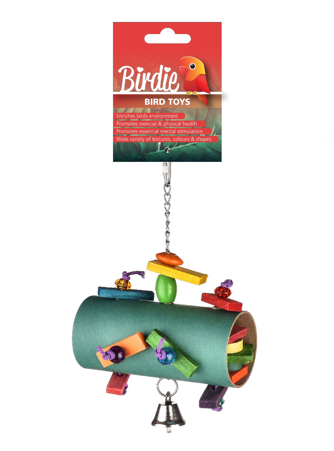 Birdie Foraging Barrel Of Surprises Toy