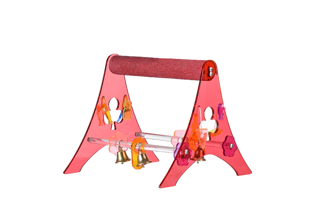 Birdie Acrylic Bird Stand Large