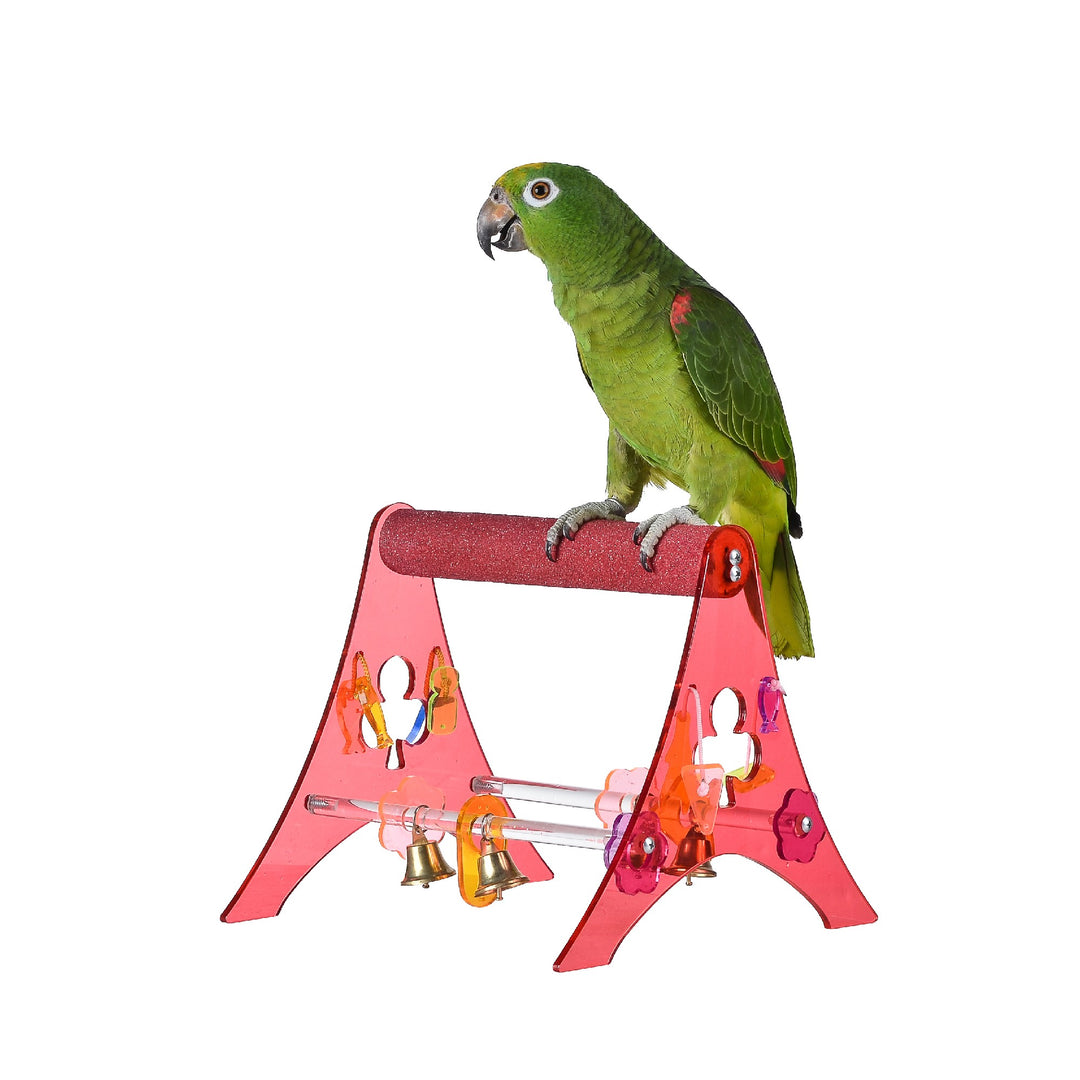 Birdie Acrylic Bird Stand Large