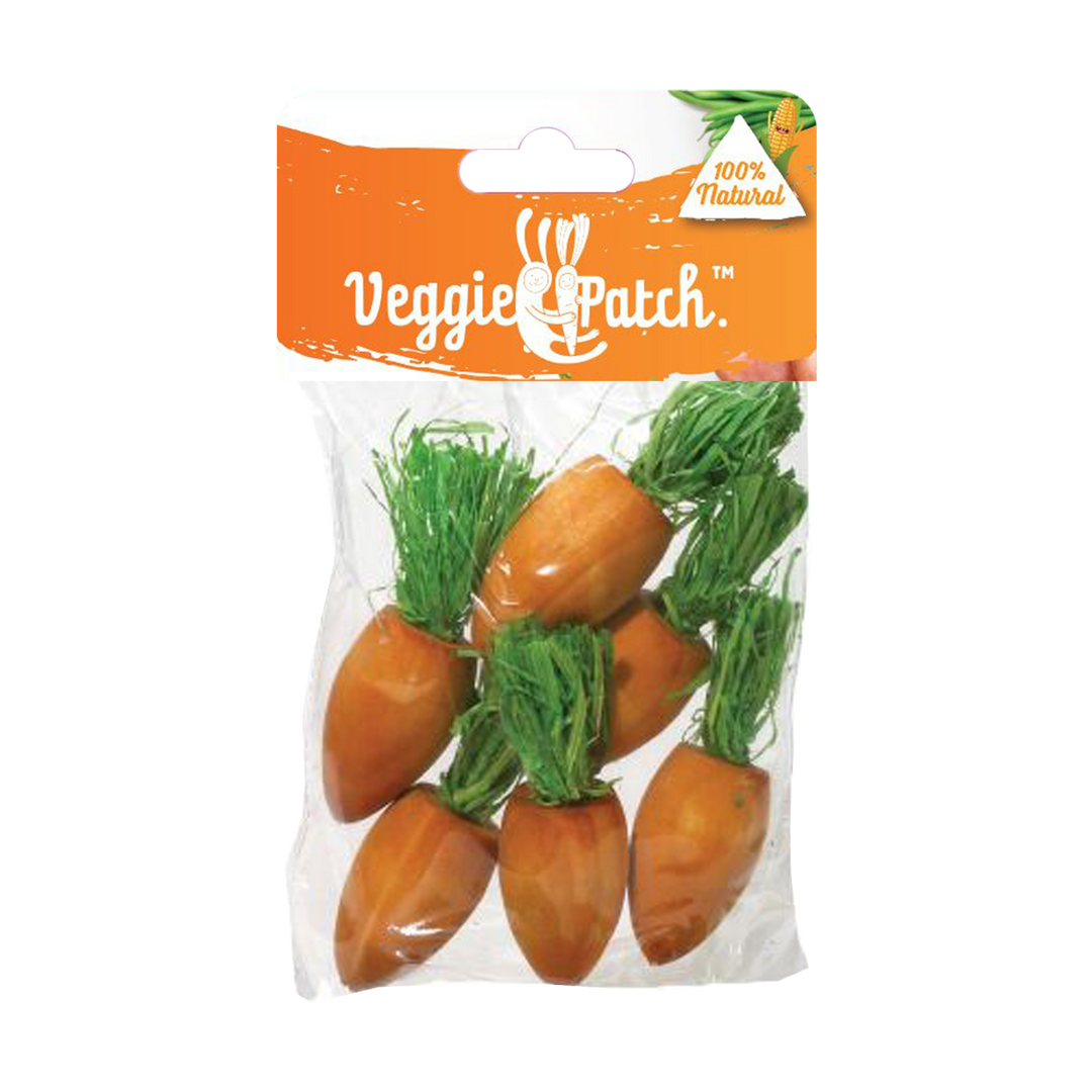 Veggie Patch Carrot Play Toys 6pk