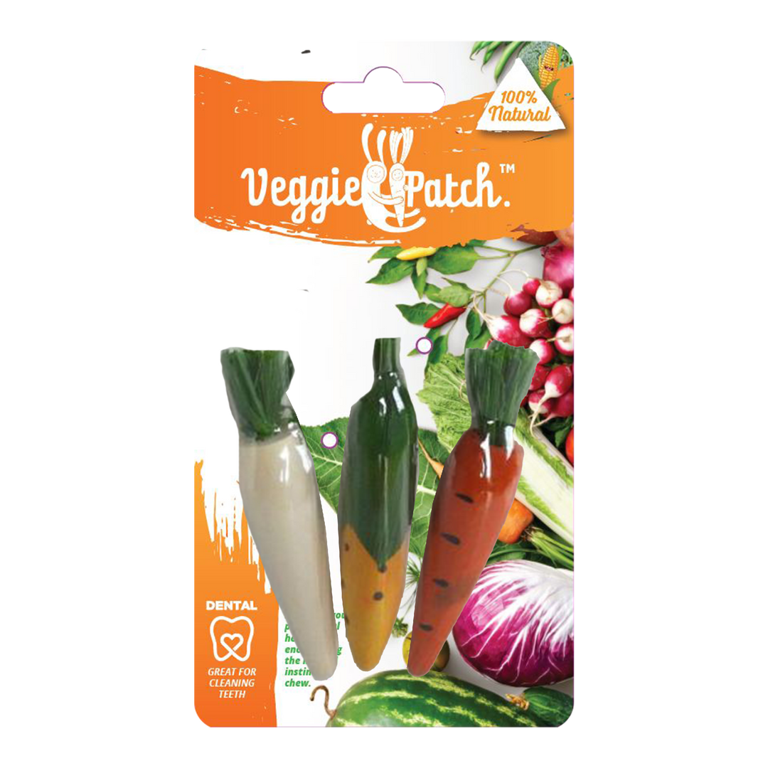 Veggie Patch Carrot And Corn Play Toys 3pk