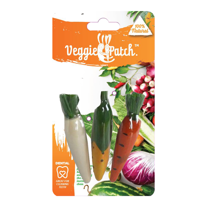 Veggie Patch Carrot And Corn Play Toys 3pk