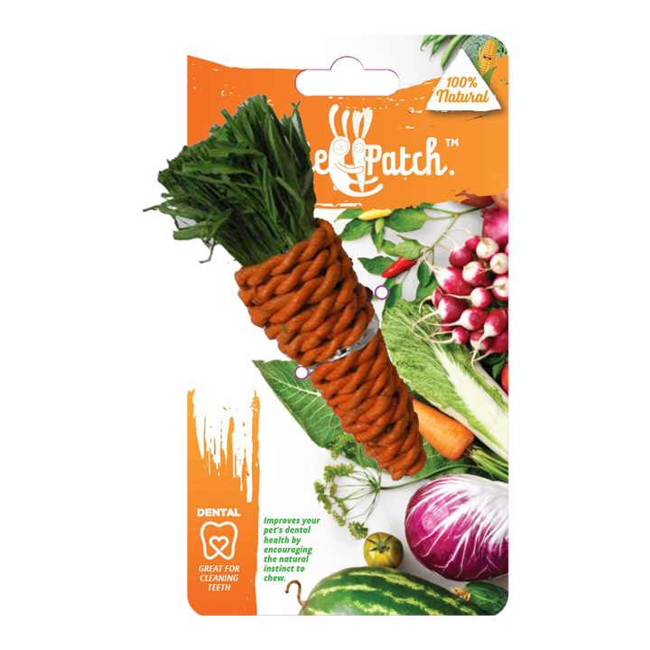 Veggie Patch Carrot Chew Toy 14cm