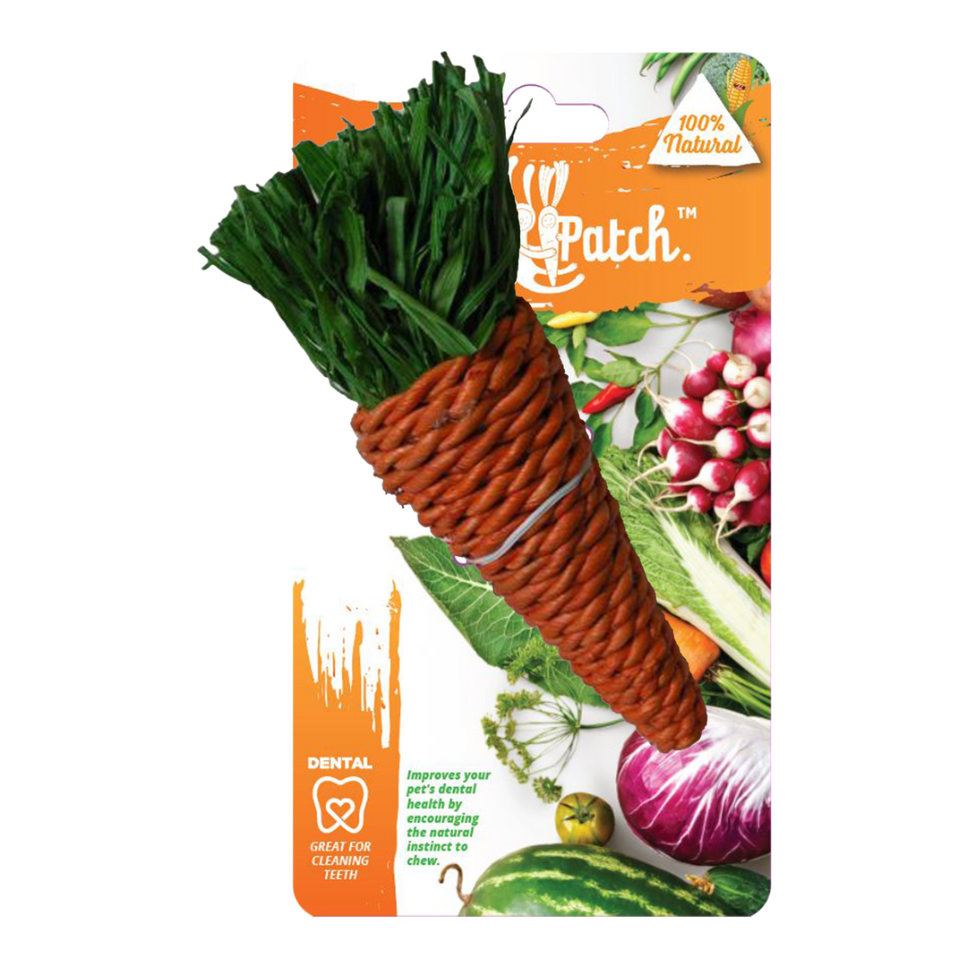 Veggie Patch Carrot Chew Toy 18cm