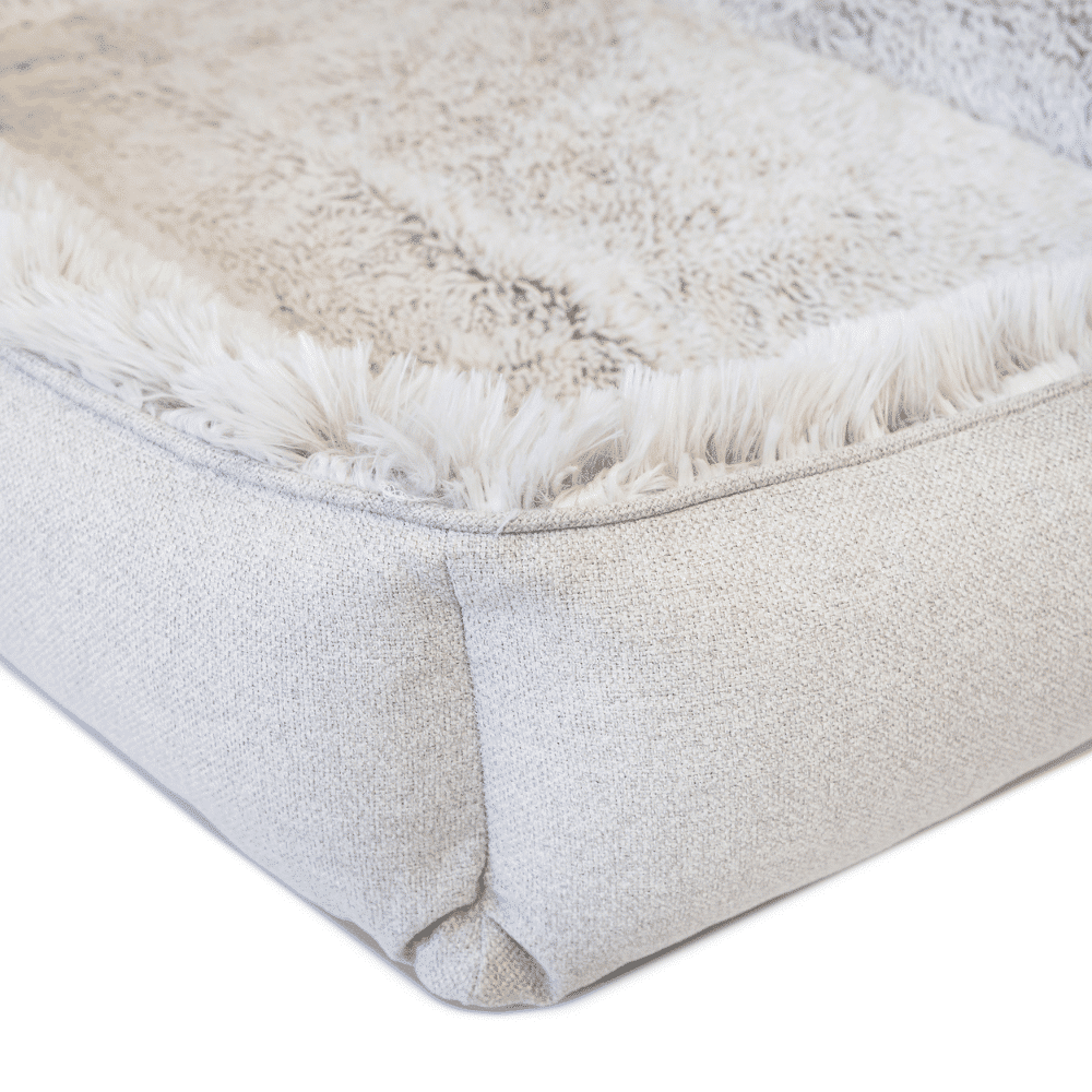 Superior Pet Goods Ortho Dog Lounger Aspen Faux Fur Large