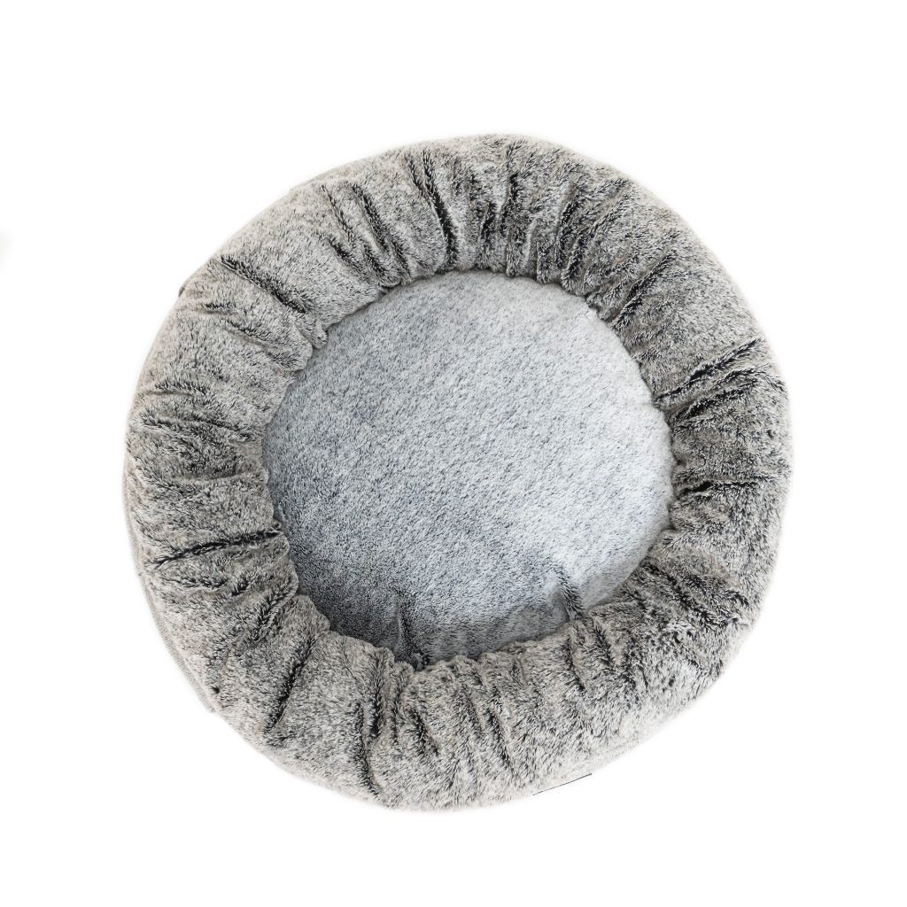 Superior Pet Goods Harley Harlow Grey & Arctic Faux Fur Jumbo