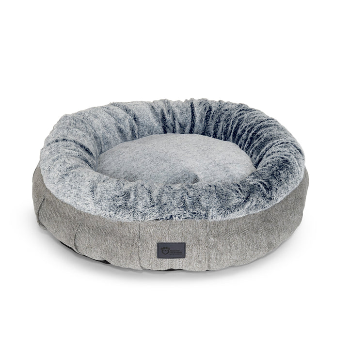 Superior Pet Goods Harley Harlow Grey & Arctic Faux Fur Large