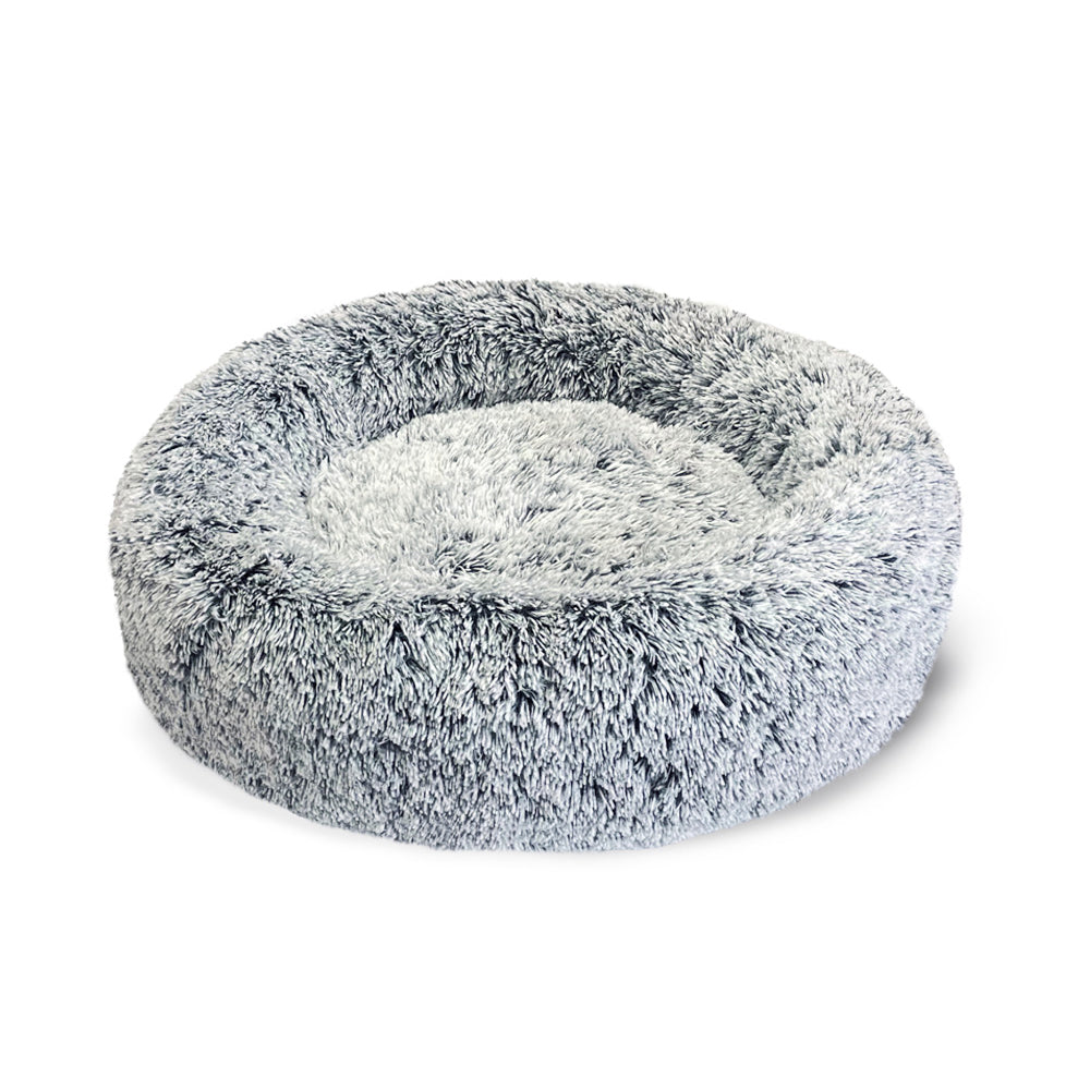 Superior Pet Goods Curl Up Cloud Calming Bed Dove Grey Jumbo