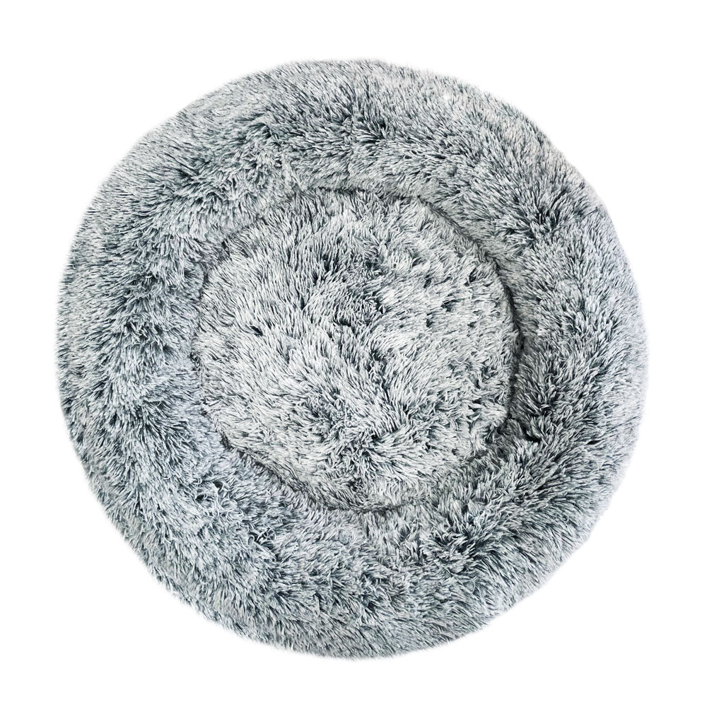 Superior Pet Goods Curl Up Cloud Calming Bed Dove Grey Jumbo