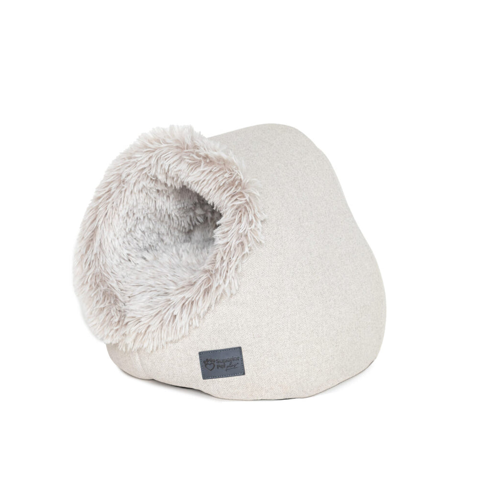 Superior Pet Goods Calming Pet Dome Aspen Faux Fur