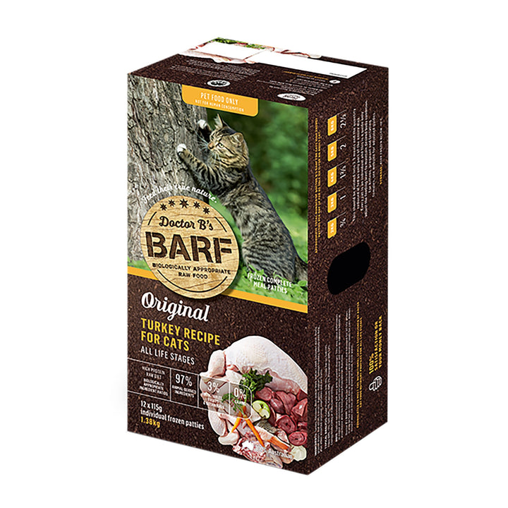 Doctor B's Barf For Cats Kangaroo 115gx12