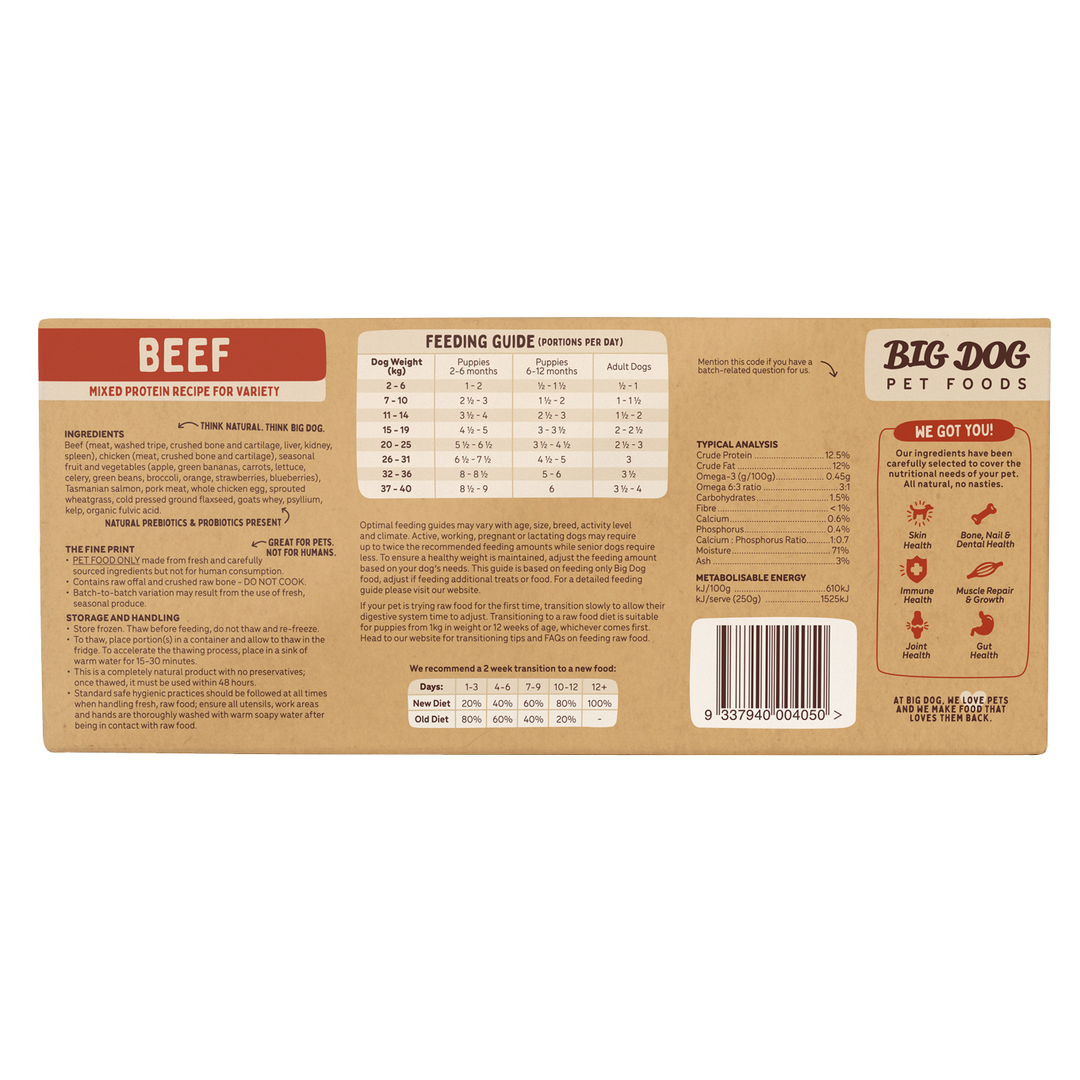 Big Dog Barf Beef 3kg