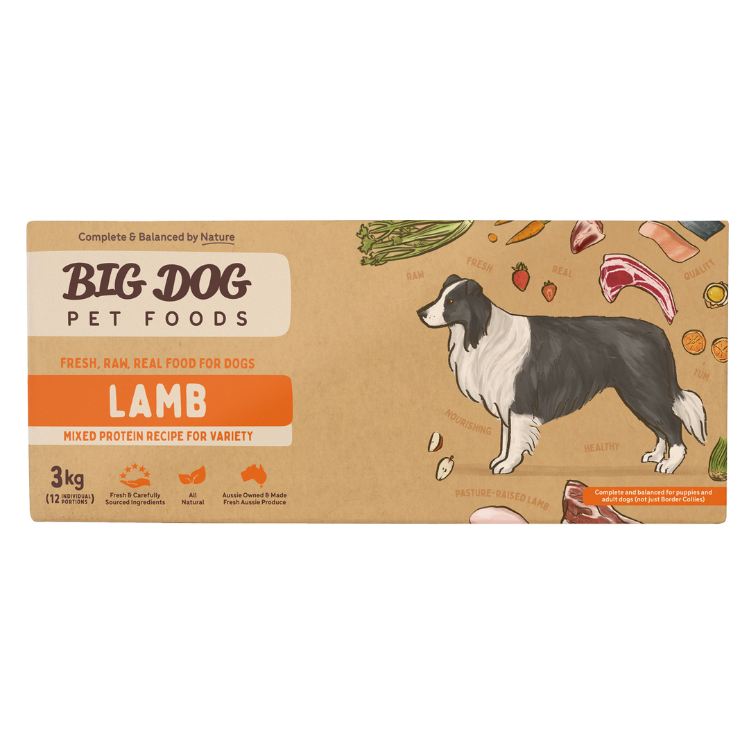 Big Dog Barf Lamb 3kg