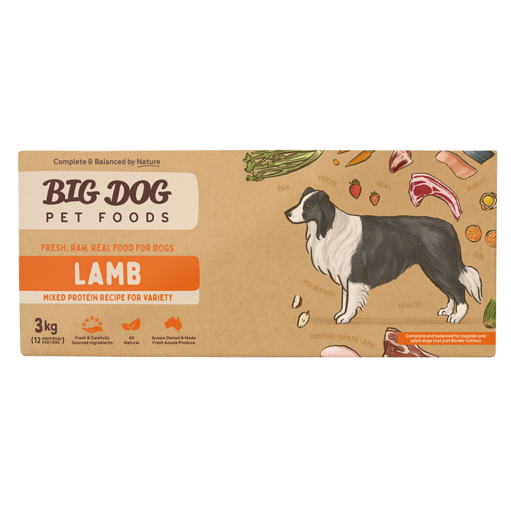 Big Dog Barf Lamb 3kg