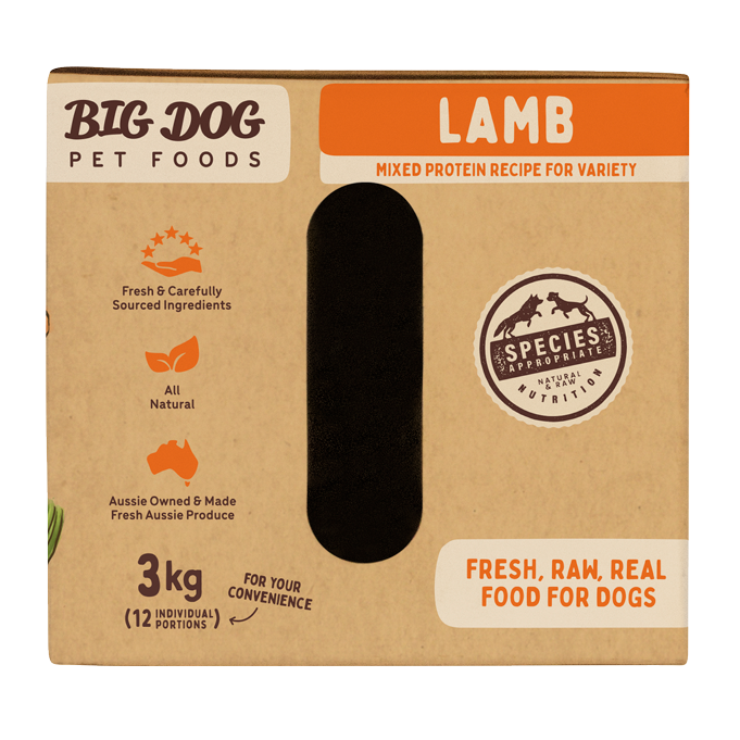 Big Dog Barf Lamb 3kg