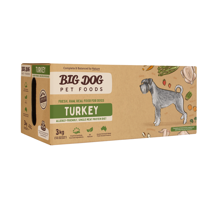 Big Dog Barf Turkey 3kg