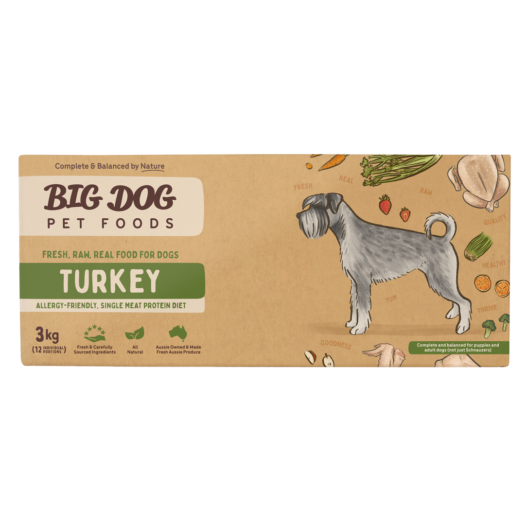 Big Dog Barf Turkey 3kg