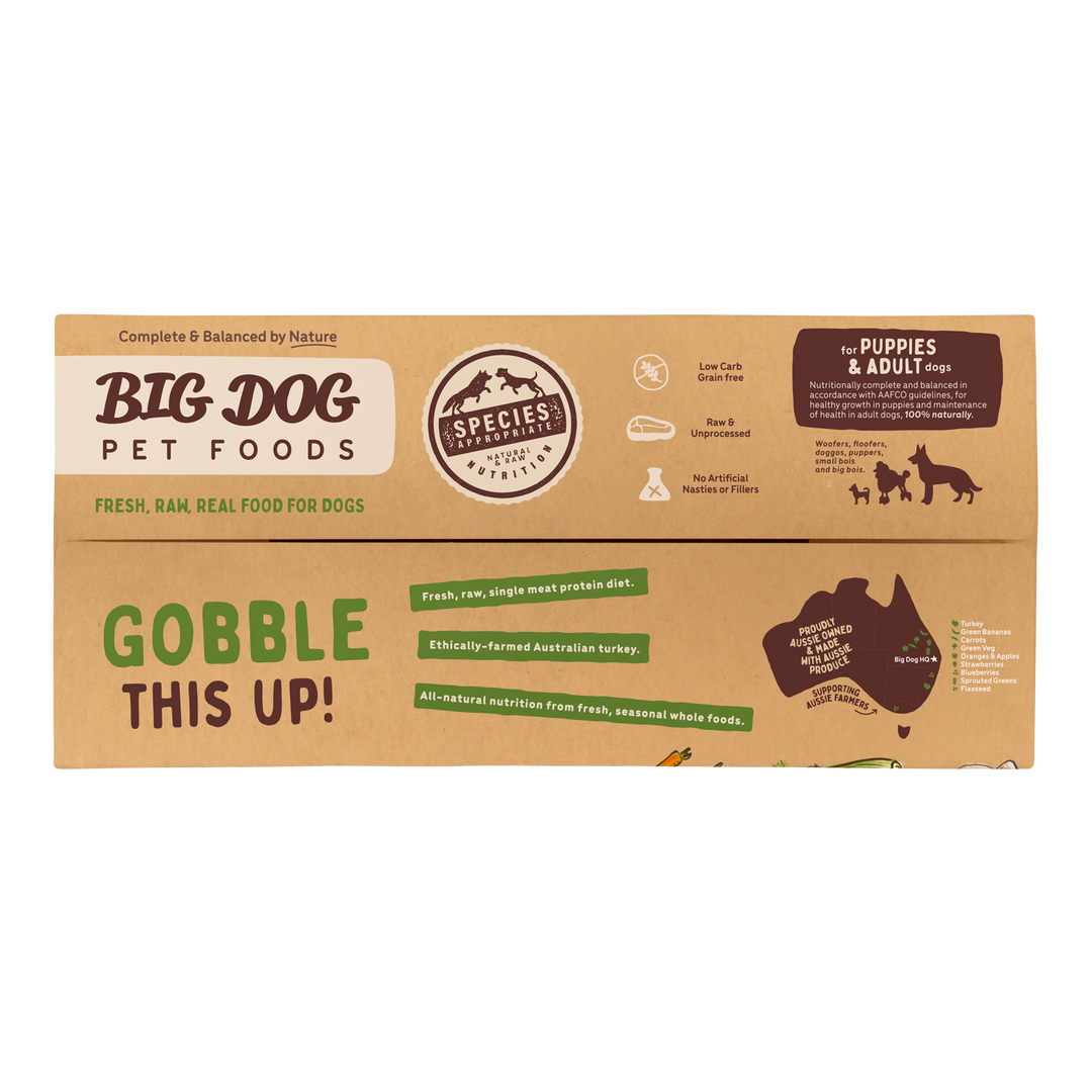 Big Dog Barf Turkey 3kg