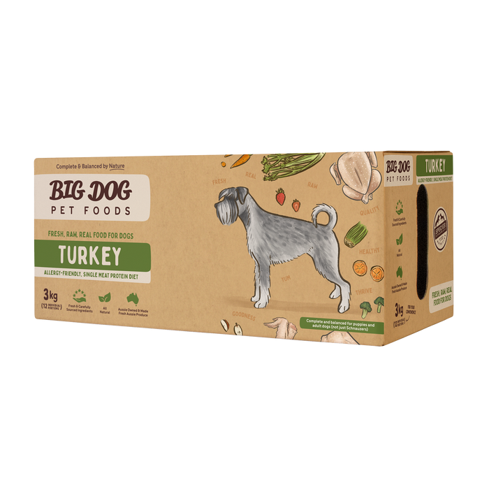 Big Dog Barf Turkey 3kg