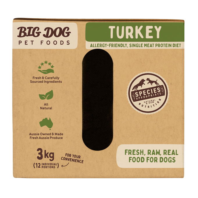 Big Dog Barf Turkey 3kg