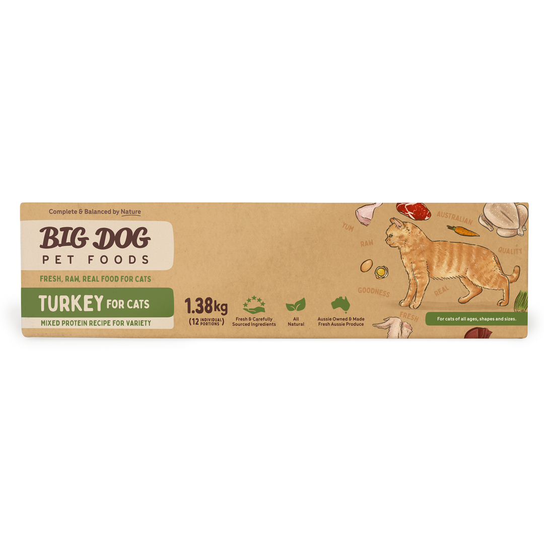 Big Dog Cat Barf Turkey 1.38kg