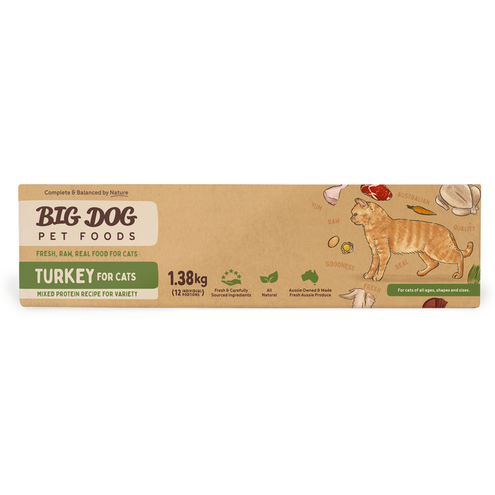 Big Dog Cat Barf Turkey 1.38kg