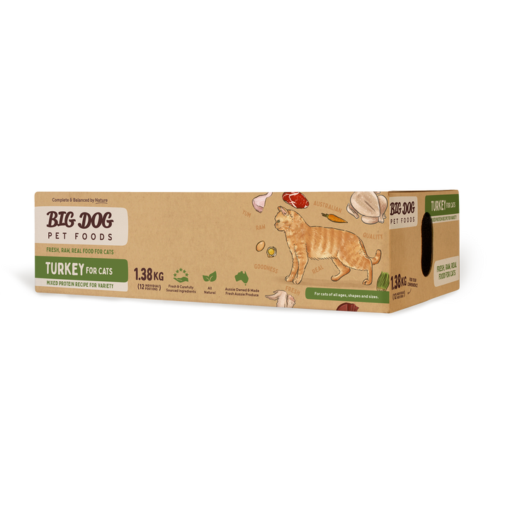 Big Dog Cat Barf Turkey 1.38kg