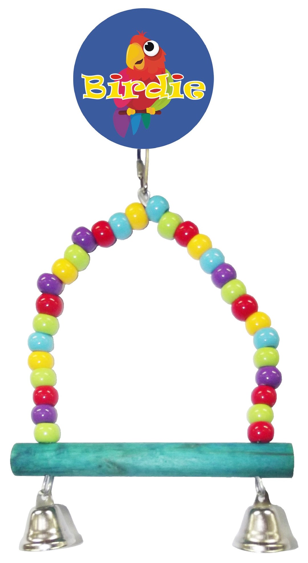 Birdie Medium Beaded Swing With Bell