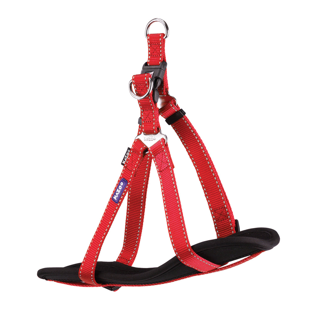 Kazoo Harness Nylon Classic Medium Red