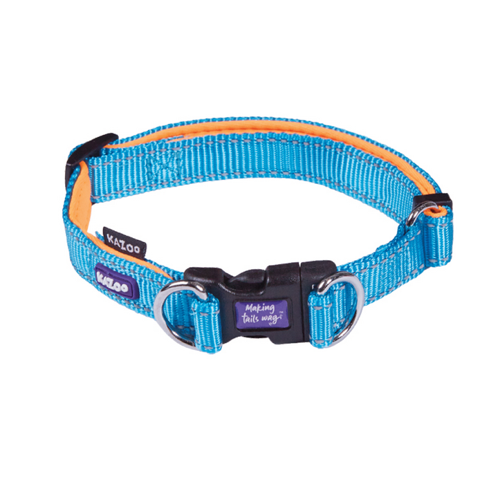 Kazoo Collar Nylon Adjustable Large Active Ocean Sunrise 37-55 Neck