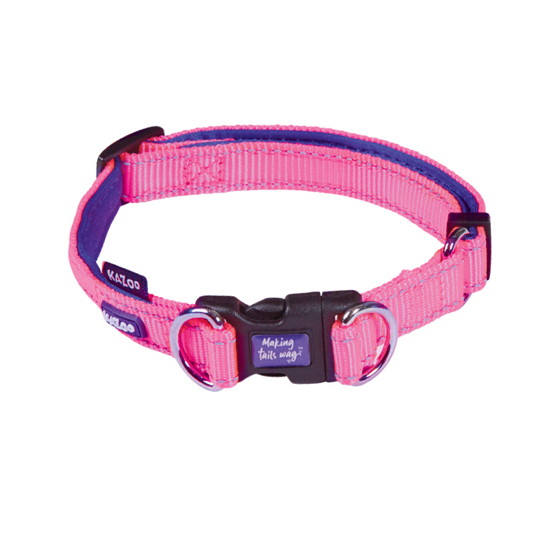 Kazoo Collar Nylon Adjustable Large Active Bloom Burst 37-55 Neck